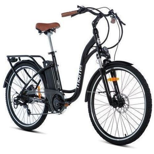 MOMABIKES - Vélo Electrique VAE de ville, Ebike-26.2, Aluminium, SHIMANO 7V (155 cm à 180 cm)