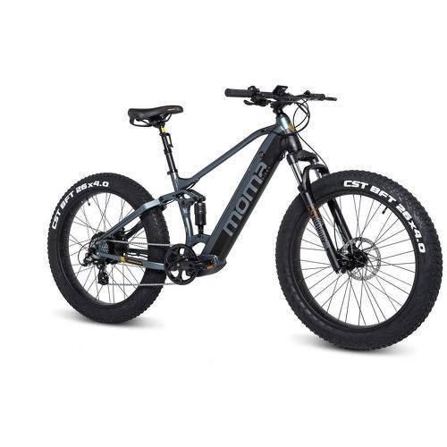 MOMABIKES - Fatbike 26" Pro 8 Vitesses - VTT électriques pour cycliste de 1,60m à 1,95m
