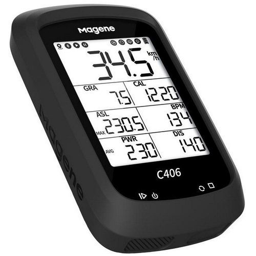 Magene - Computer Vélo Gps C406 Avec Couvercle Silicone Et Support