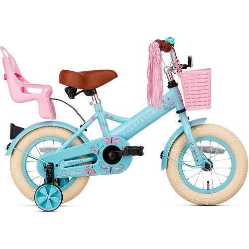 Supersuper - Vélo enfant Little Miss - 12 pouces - Turquoise