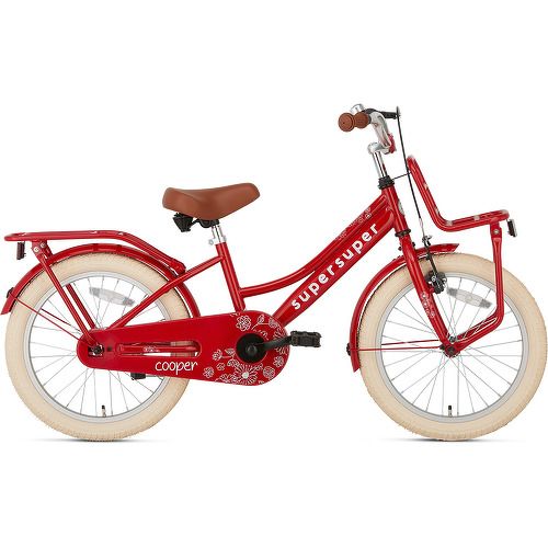 Supersuper - Vélo enfant Cooper - 18 pouces - Rouge