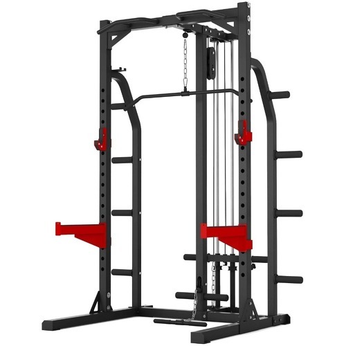 Titanium Strength - Evolution Heavy Duty Half Rack Avec un Accessoire de Poulie Haute et Basse