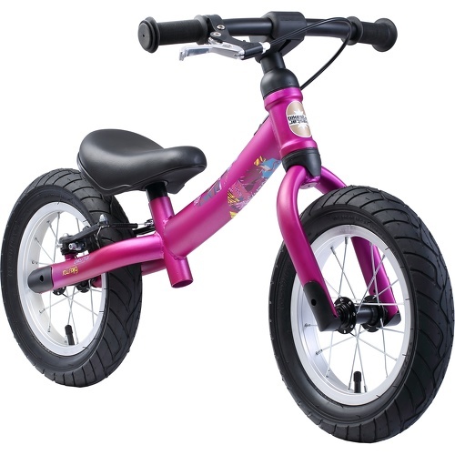 BIKESTAR - 2-en-1 Vélo Draisienne Enfants pour filles de 3 - 4 ans | Vélo sans pédales évolutive 12 pouces sportif Croissante Cadre