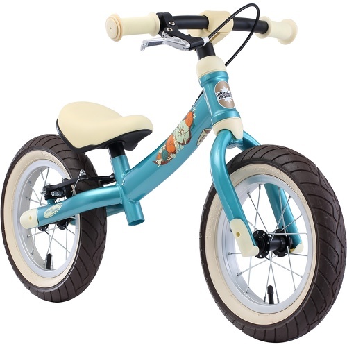 BIKESTAR - 2-en-1 Vélo Draisienne Enfants pour garcons et filles de 3 - 4 ans | Vélo sans pédales évolutive 12 pouces sportif Croissante Cadre | Turquoise