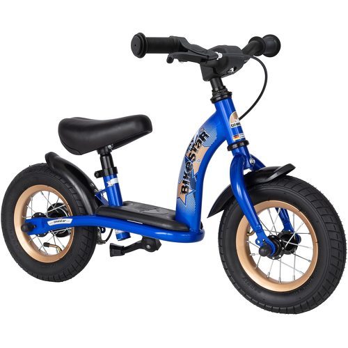 BIKESTAR - Vélo Draisienne Enfants pour garcons et filles de 2 - 3 ans | Vélo sans pédales évolutive 10 pouces Classique | Bleu