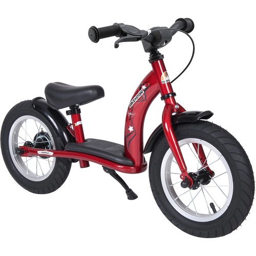 Vélo Draisienne Enfants pour garcons et filles de 3 - 4 ans | Vélo sans pédales évolutive 12 pouces classique | Rouge