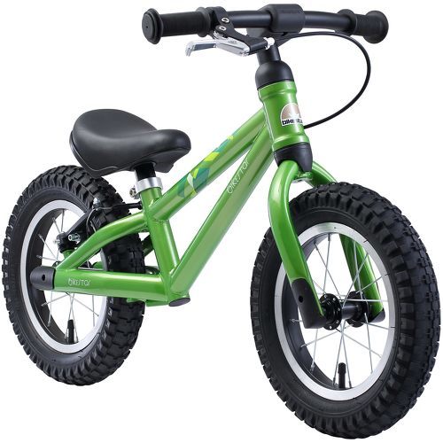 BIKESTAR - Vélo Draisienne Enfants pour garcons et filles de 3 - 4 ans | Vélo sans pédales évolutive 12 pouces VTT | Verde