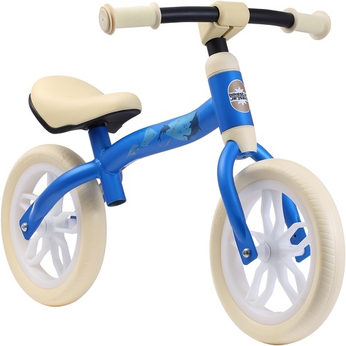 BIKESTAR - Vélo Draisienne poids léger (3KG!) pour Enfants garcons et filles de 2 - 3 ans | Vélo sans pédales évolutive 10 pouces 2-en-1 Croissante Cadre | Bleu