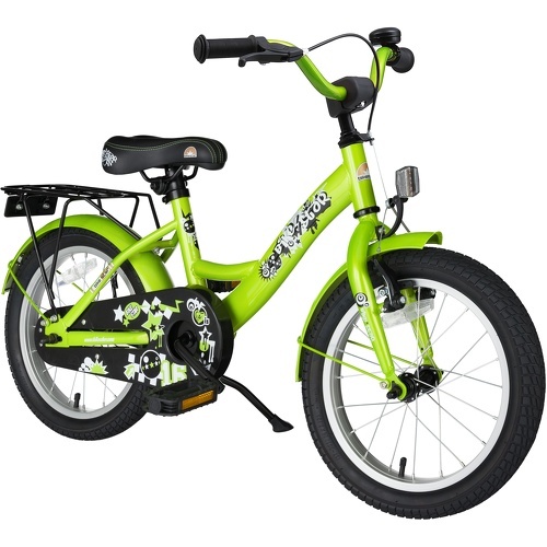 BIKESTAR - Vélo enfant pour garcons et filles de 4 - 5 ans | Bicyclette enfant 16 pouces classique avec freins | Vert