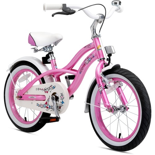 BIKESTAR - Vélo enfant pour garcons et filles de 4 - 5 ans | Bicyclette enfant 16 pouces cruiser avec freins