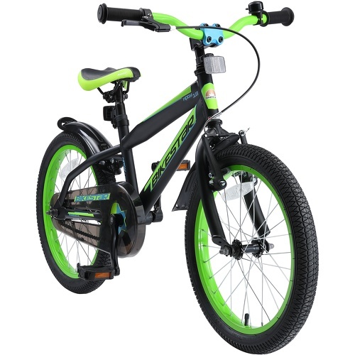 BIKESTAR - Vélo enfant pour garcons et filles de 5 - 7 ans | Bicyclette enfant 18 pouces VTT avec freins