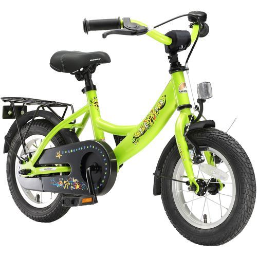 Vélo enfant pour garcons et filles de 3 - 4 ans | Bicyclette enfant 12 pouces classique avec freins | Vert