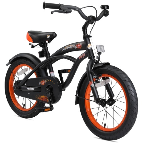 BIKESTAR - Vélo enfant pour garcons et filles de 4 - 5 ans | Bicyclette enfant 16 pouces cruiser avec freins