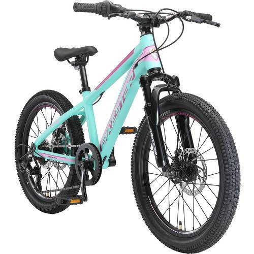 VTT Vélo tout terrain 20" pour enfants de 6 - 9 ans | Bicyclette cadre 11.5 pouces 7 vitesses Shimano, hardtail, Freins Disque