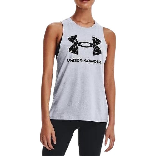 UNDER ARMOUR - Live Sportstyle Graphic Tank-Gry - T-shirt de fitness