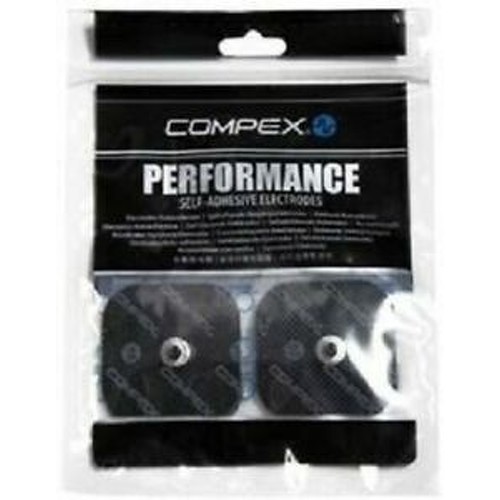 COMPEX - Électrodes Easysnap™ Performance 50 X 50Mm - Electrostimulation de fitness