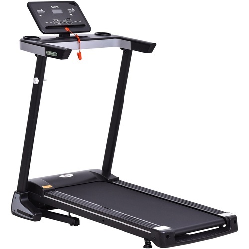 Tapis électrique de course pliable 1-12 Km/h 500 W écran LCD 12 programmes noir