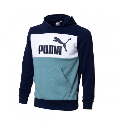 PUMA - Sweat Ess + Colorblock Hoodie TR B Niño