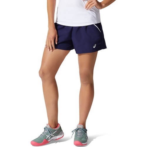 SHORT COURT BLEU MARINE FEMME