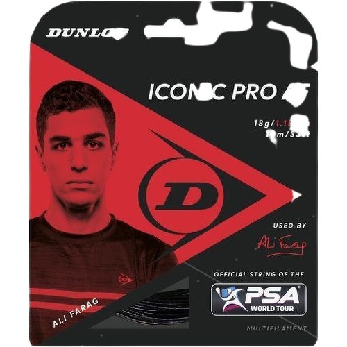 DUNLOP - Cordage Iconic Pro Af - Cordage de squash