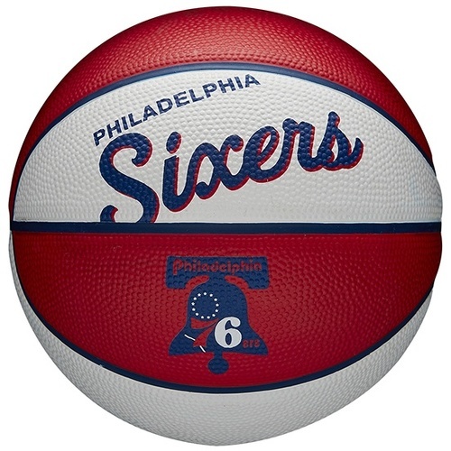 WILSON - Mini Nba Philadelphia 76Ers Team Retro Exterieur - Ballon de basketball