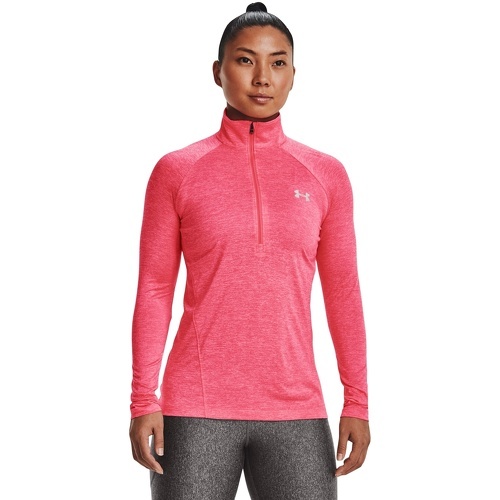 Tech 1/2 Zip Femme T-shirt Running Gris