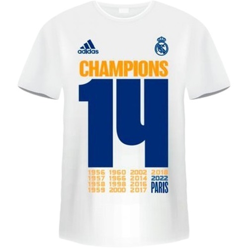 adidas Performance - Real Madrid Cf Campeones Champions League Ucl 2021-2022 - T-shirt de football