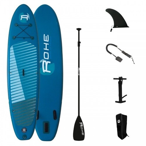 ROHE - Stand Up Paddle gonflable ARROW 10'8'' (325cm) 32'' (81cm) 6'' (15cm) avec Pompe, Pagaie, Leash et Sac de transport