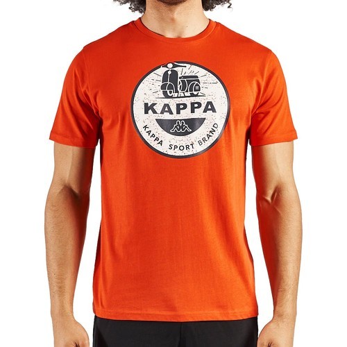 KAPPA - T-Shirt Orange/Tomate Homme Tiscout