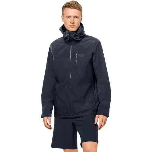 Jack wolfskin - Veste Coupe-vent Homme Desertind Night Blue