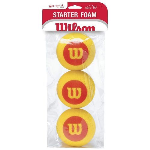 WILSON - Balle Starter Foam — Pack de 3