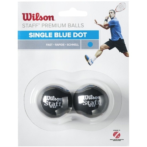 WILSON - Staff Fast Single Blue Dot