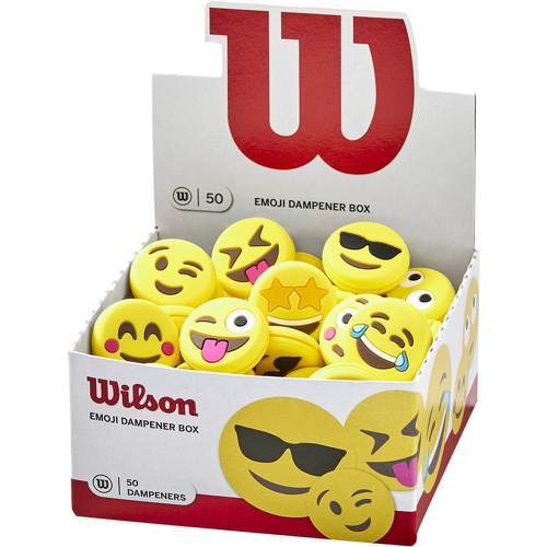 WILSON - Anti-vibrateurs Emoji — Boîte de 50