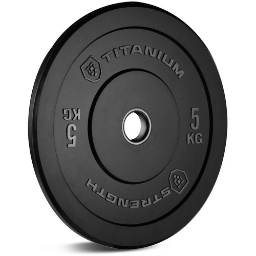 Titanium Strength - Disque Olympique 5 KG Noir BP5