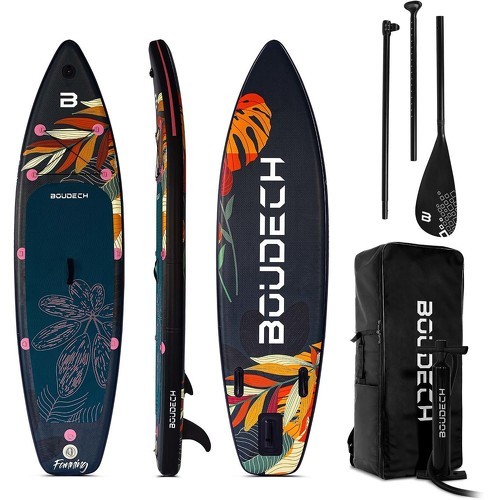 Boudech - Stand Up Paddle Board Flatwater/Touring - Planche De Sup Gonflable 300X75X15 Cm