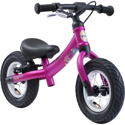 2-en-1 Vélo Draisienne Enfants pour filles de 2 - 3 ans | Vélo sans pédales évolutive 10 pouces sportif Croissante Cadre