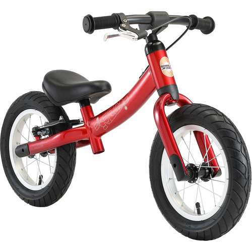 BIKESTAR - Vélo Draisienne Enfants pour garcons et filles de 3 - 4 ans | Vélo sans pédales évolutive 12 pouces sportif | Rouge