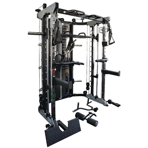 Force USA - G12 All-In-One Trainer - Double Pulley (90.5 kg), Multipower, Power Rack and Leg Press