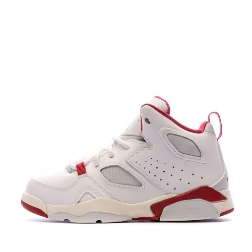 NIKE - Jordan Fltclb '91 Baskets Blanc/Rouge Enfant