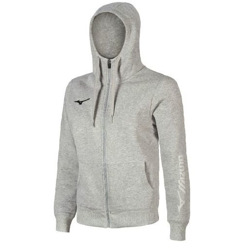 MIZUNO - team sweat fz hoodie gris
