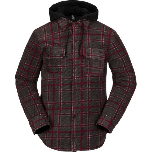 Veste Field Insulated Flannel - Black Plaid