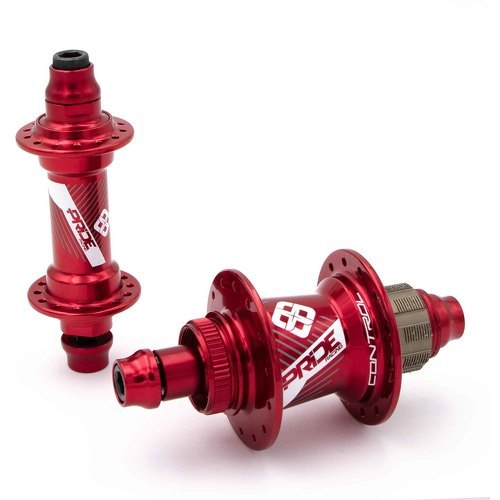 Pride Racing - Paire De Moyeux Pride Control Exp 28h Red