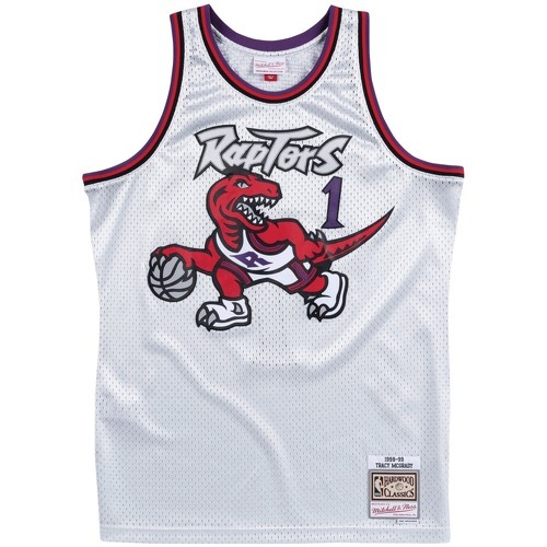 Mitchell & Ness - Maillot Toronto Raptors platinum Tracy Mcgrady