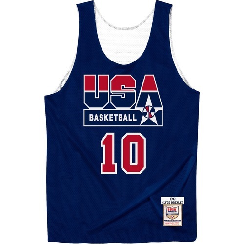 Mitchell & Ness - Maillot USA authentic reversible Clyde Drexler