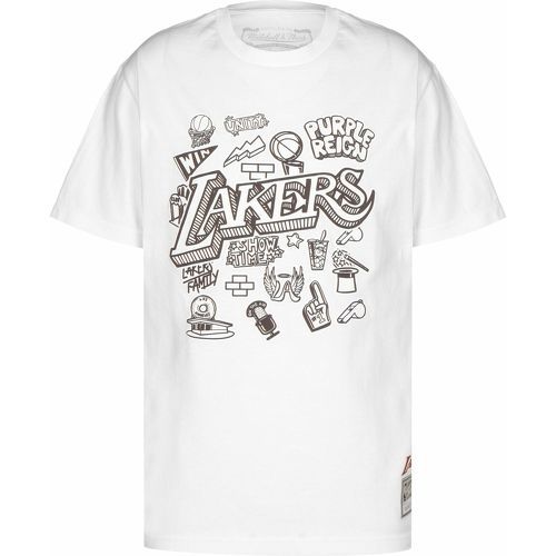 Mitchell & Ness - T-shirt Los Angeles Lakers Doodle