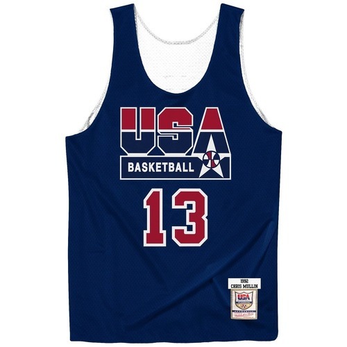 Maillot authentique Team USA reversible practice Chris Mullin