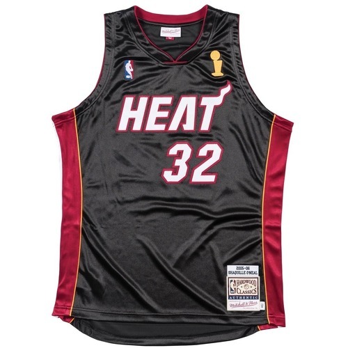 Mitchell & Ness - Maillot authentique Miami Heats Shaquille O'Neal 2005/06