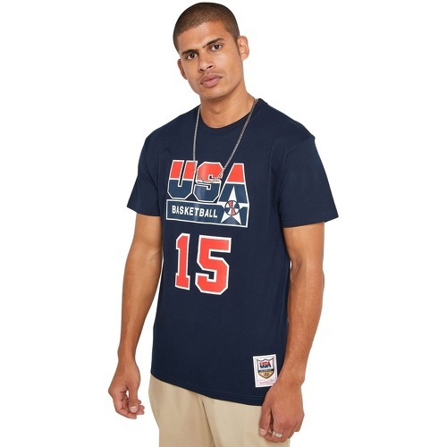Mitchell & Ness - T-shirt USA name & number Earvin "Magic" Johnson