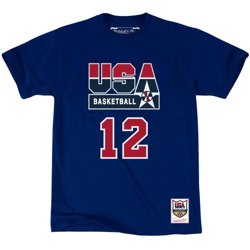 Mitchell & Ness - T-shirt USA name & number John Stockton