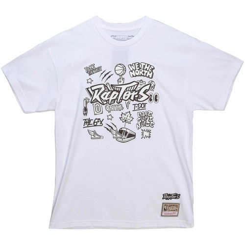 Mitchell & Ness - T-shirt Toronto Raptors Doodle